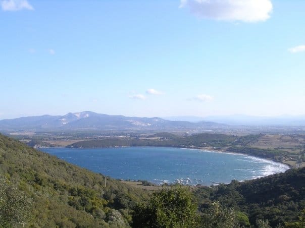 Il Golfo di Baratti visto da Populonia