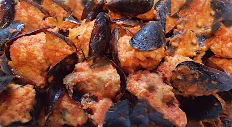 Cozze Ripiene alla Livornese