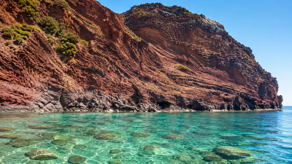 Cala Rossa a Capraia