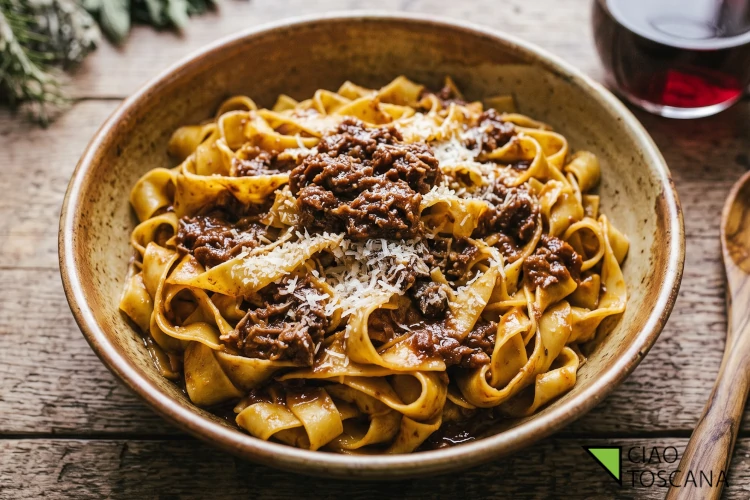 Pappardelle alla Chiantigiana Pappardelle alla Chiantigiana